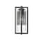 Z-Lite Aura 1 Light Outdoor Wall Light, 6in. W x 12.75in. H, Black 5013S-BK - alternate 6